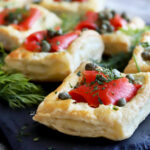 Smoked Salmon Avocado Cream Cheese Pastries Photo