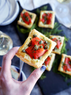 Smoked Salmon Avocado Cream Cheese Pastries Pic