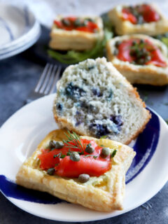 Smoked Salmon Avocado Cream Cheese Pastries Picture