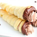 Chocolate Cream Horns Photo