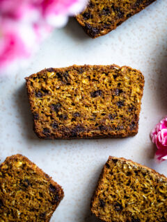 Gluten Free Turmeric Chocolate Chip Bread Pic