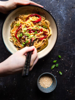 Honey Garlic Instant Pot Noodles Image