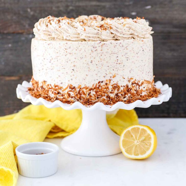 Lemon Coconut Cake Photo