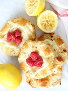 Lemon Raspberry Danish Pic