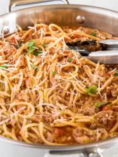 One Pot Spaghetti Photo