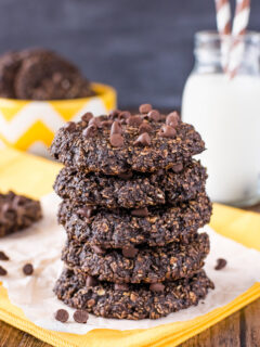 Peanut Butter Chocolate Banana Breakfast Cookies Picture