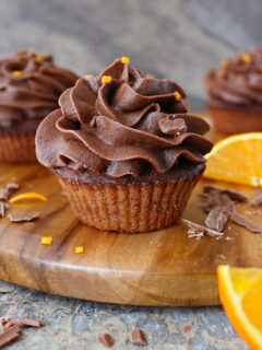 Air Fryer Chocolate Orange Cupcakes Picture