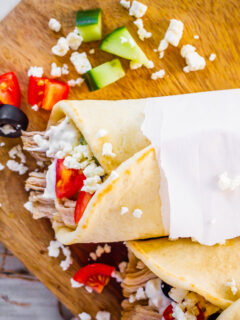 Instant Pot Greek Pork Wraps Image