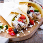 Instant Pot Greek Pork Wraps Photo
