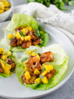 Paleo Blackened Shrimp Lettuce Wraps Pic