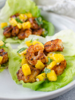 Paleo Blackened Shrimp Lettuce Wraps Picture