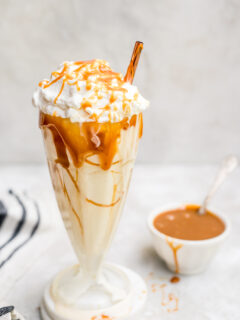 Salted Caramel Milkshake Pic