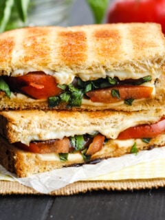 Toasted Caprese Sandwich Photo