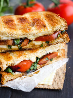Toasted Caprese Sandwich Picture