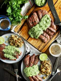 Chipotle Flank Steak with Avocado Salsa Image