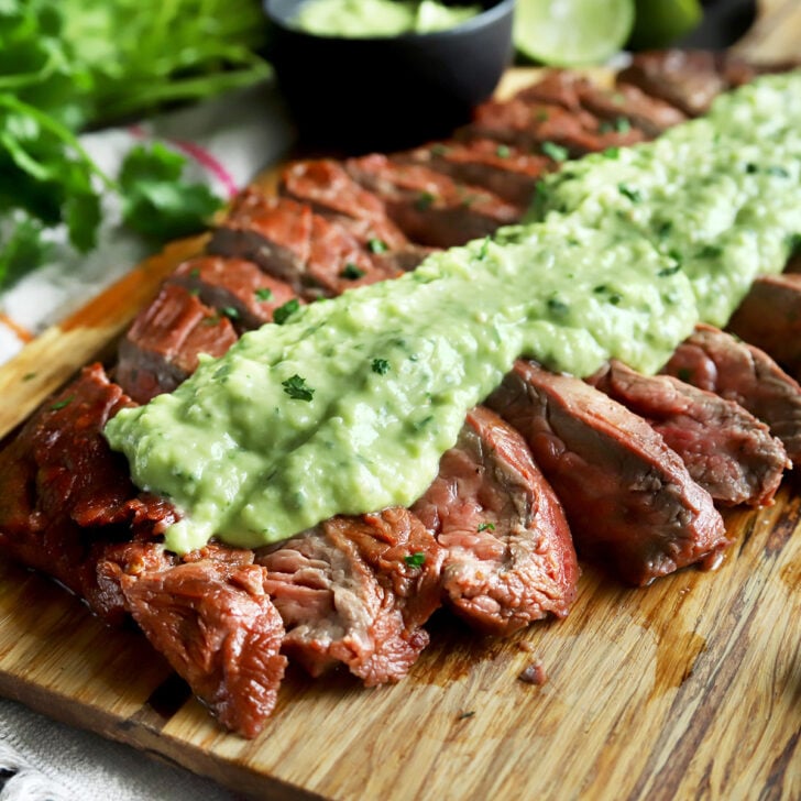 Chipotle Flank Steak with Avocado Salsa Photo
