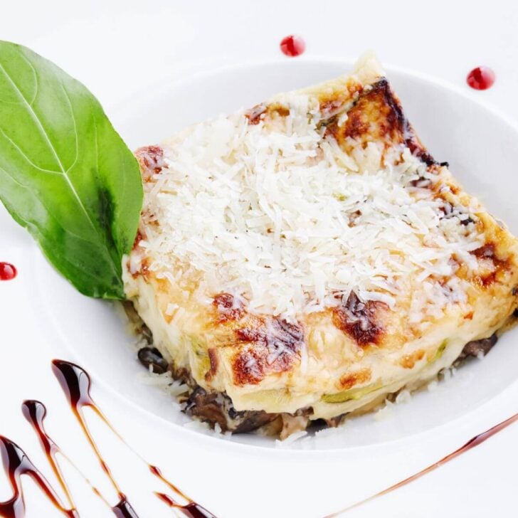 Mushroom lasagna photo