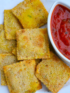 Oven Fried Ravioli Pic