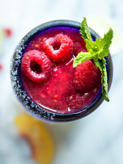 Peach Raspberry Margaritas Image