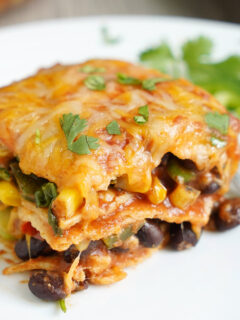 Vegetarian Enchilada Casserole Photo
