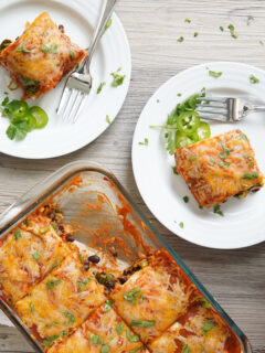 Vegetarian Enchilada Casserole Pic