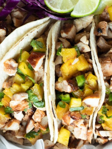 Hawaiian Chicken Tacos Photo