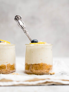 No Bake Mini Lemon Cheesecakes Image