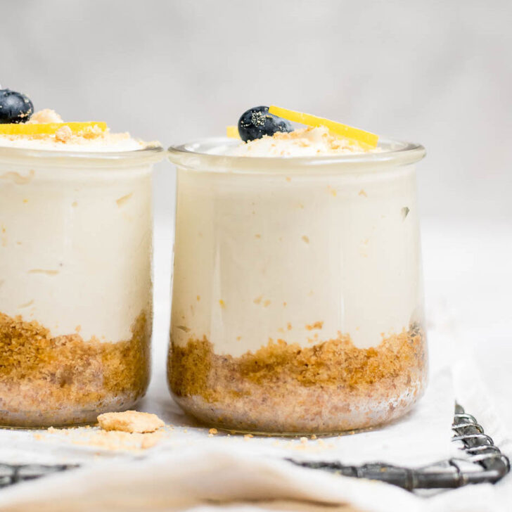No Bake Mini Lemon Cheesecakes Photo