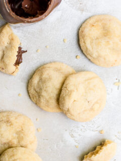 Nutella Stuffed Sugar Cookies Image