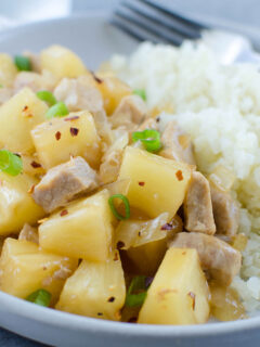 Paleo Pork Pineapple Stir Fry Image