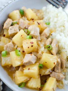 Paleo Pork Pineapple Stir Fry Picture