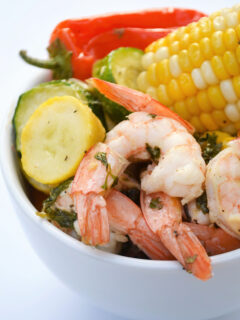 Sheet Pan Roasted Shrimp and Summer Vegetables Image