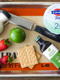 Strawberry Lime Yogurt Bark Image