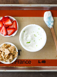Strawberry Lime Yogurt Bark Pic