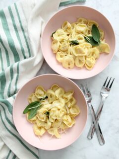 Tortellini with Butter and Sage Pic