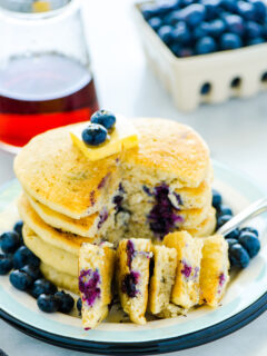 Gluten Free Blueberry Pancakes Image