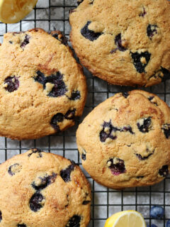 Gluten Free Lemon Blueberry Muffin Tops Image