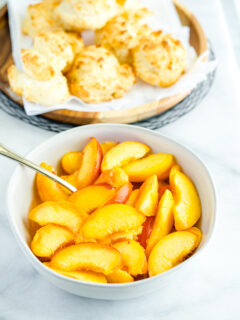 Gluten Free Peach Shortcake Picture