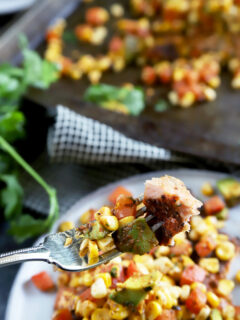 Grilled Salmon with Corn Avocado Salsa Picture