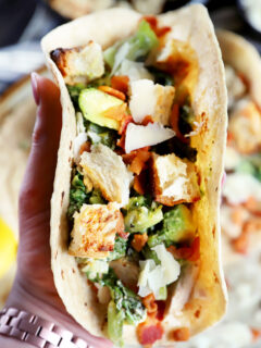 Charred Caesar Salad Avocado Tacos Image