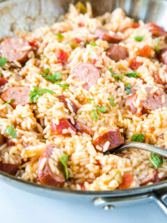 Easy Sausage and Rice Skillet Image