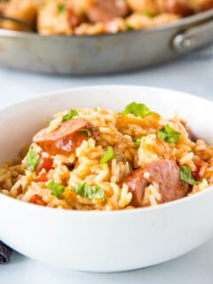 Easy Sausage and Rice Skillet Pic
