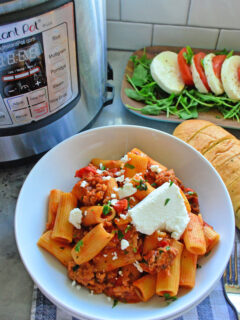Instant Pot Sausage & Rigatoni with Goat Cheese Picture