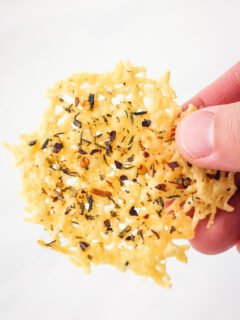 Toaster Oven Parmesan Crisps Pic
