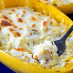 Chicken Alfredo Stuffed Spaghetti Squash Photo