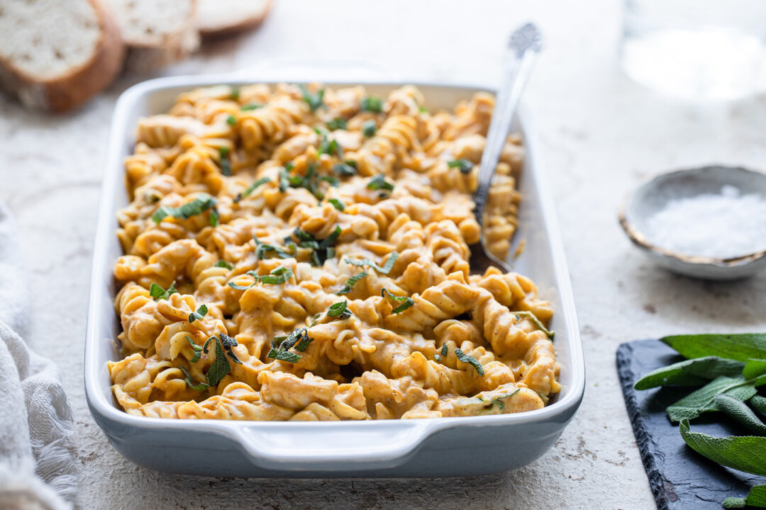 Creamy Pumpkin Pasta Sauce Recipe - Food Fanatic