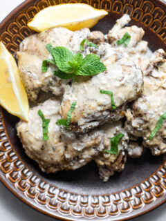 Easy Keto Slow Cooker Middle Eastern Chicken Thighs Image
