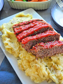 Instant Pot Meatloaf with Garlic Mashed Potatoes Picture