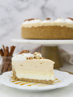 No Bake Pumpkin Mousse Cake with White Chocolate Picture