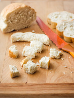 Toaster Oven Baked Croutons Picture